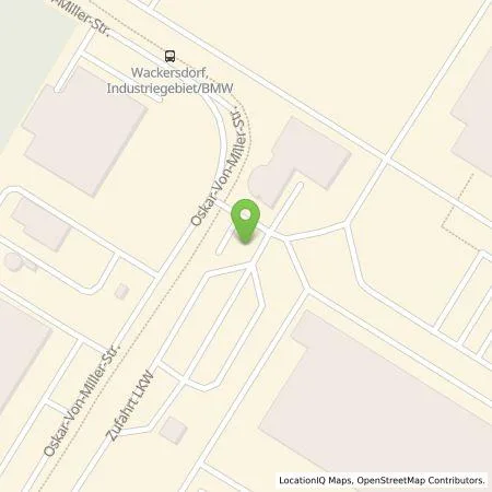 Standortübersicht der Tankstelle E.ON Drive GmbH in 92442 Wackersdorf