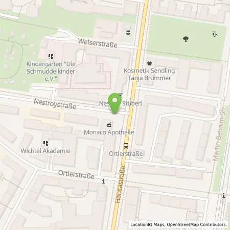 Standortübersicht der Tankstelle SWM Versorgungs GmbH in 81373 München