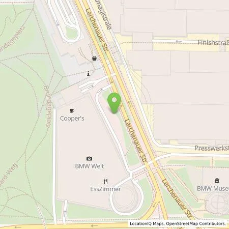 Standortübersicht der Tankstelle E.ON Drive GmbH in 80788 München