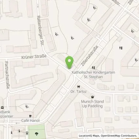 Standortübersicht der Tankstelle SWM Versorgungs GmbH in 81373 München