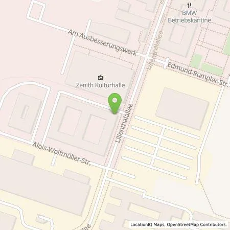 Standortübersicht der Tankstelle E.ON Drive GmbH in 80937 München