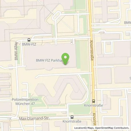 Standortübersicht der Tankstelle E.ON Drive GmbH in 80937 München