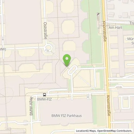 Standortübersicht der Tankstelle E.ON Drive GmbH in 80937 München