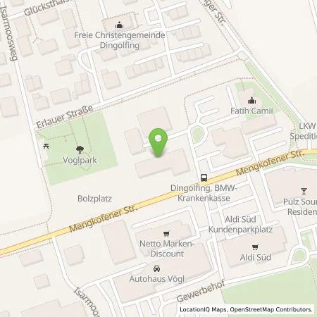 Standortübersicht der Tankstelle E.ON Drive GmbH in 84130 Dingolfing