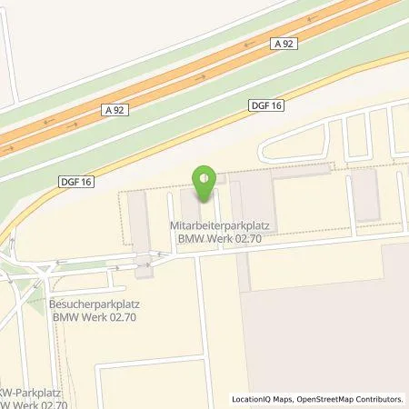 Standortübersicht der Tankstelle E.ON Drive GmbH in 84130 Dingolfing