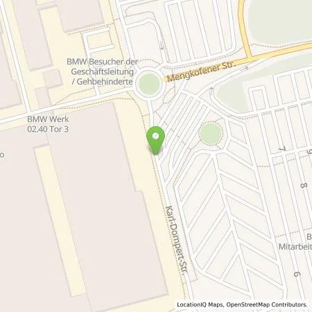 Standortübersicht der Tankstelle E.ON Drive GmbH in 84130 Dingolfing