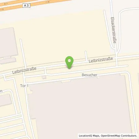 Standortübersicht der Tankstelle E.ON Drive GmbH in 93055 Regensburg