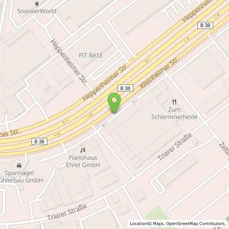 Standortübersicht der Tankstelle E.ON Drive GmbH in 68309 Mannheim