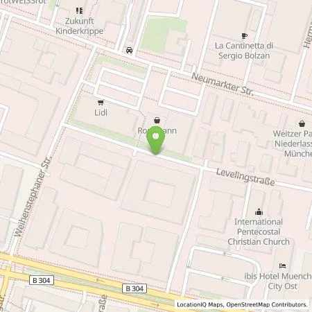 Standortübersicht der Tankstelle E.ON Drive GmbH in 81673 München