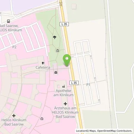 Standortübersicht der Tankstelle E.ON Drive GmbH in 15526 Bad Saarow