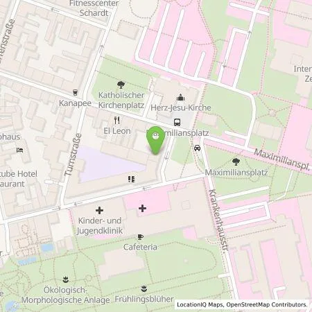 Standortübersicht der Tankstelle E.ON Drive GmbH in 91054 Erlangen