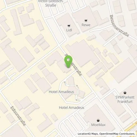 Standortübersicht der Tankstelle E.ON Drive GmbH in 60388 Frankfurt am Main