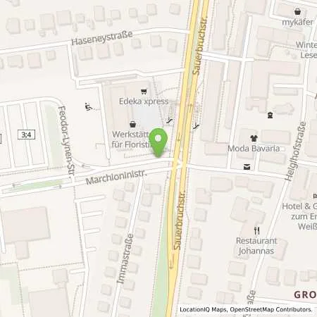 Standortübersicht der Tankstelle SWM Versorgungs GmbH in 81377 München