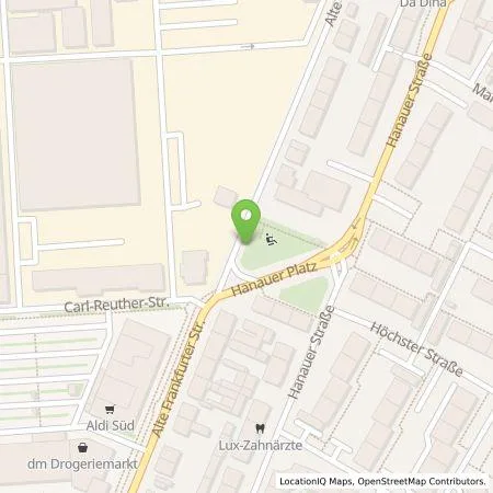 Standortübersicht der Tankstelle E.ON Drive GmbH in 68305 Mannheim