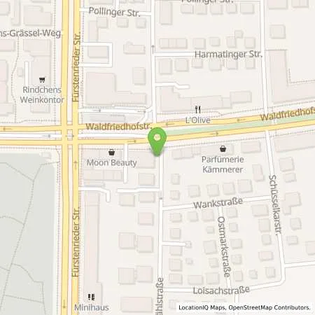 Standortübersicht der Tankstelle SWM Versorgungs GmbH in 81377 München