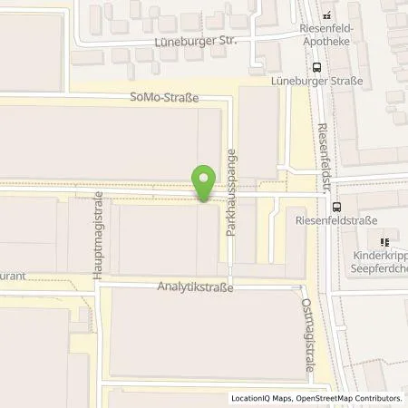 Standortübersicht der Tankstelle E.ON Drive GmbH in 80809 München