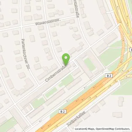 Standortübersicht der Tankstelle SWM Versorgungs GmbH in 81377 München