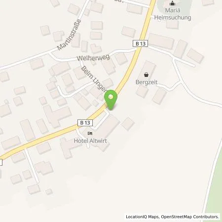 Standortübersicht der Tankstelle E.ON Drive GmbH in 83607 Großhartpenning