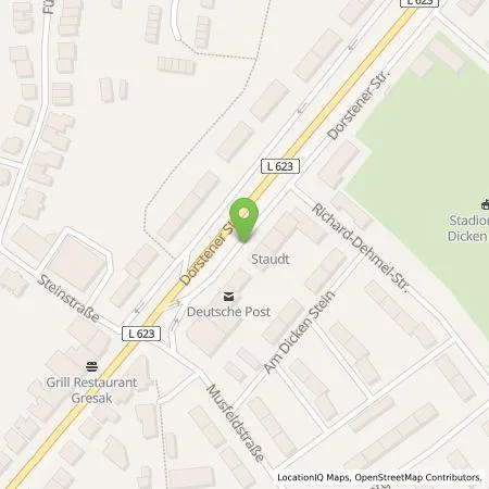 Standortübersicht der Tankstelle HOCHTIEF Ladepartner GmbH in 46119 Oberhausen