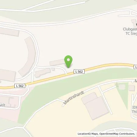 Standortübersicht der Tankstelle Fernholz Britta in 57074 Siegen