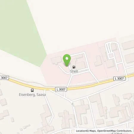 Standortübersicht der Tankstelle Stadtwerke Eisenberg Energie GmbH in 07607 Eisenberg