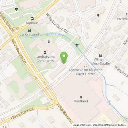 Standortübersicht der Tankstelle Landratsamt Ostalbkreis in 73430 Aalen