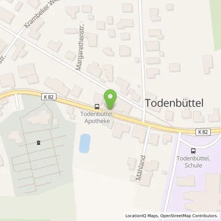 Standortübersicht der Tankstelle Top-Kauf Butenschön in 24819 Todenbüttel