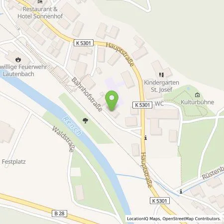 Standortübersicht der Tankstelle SenerTec Center GmbH in 77794 Lautenbach