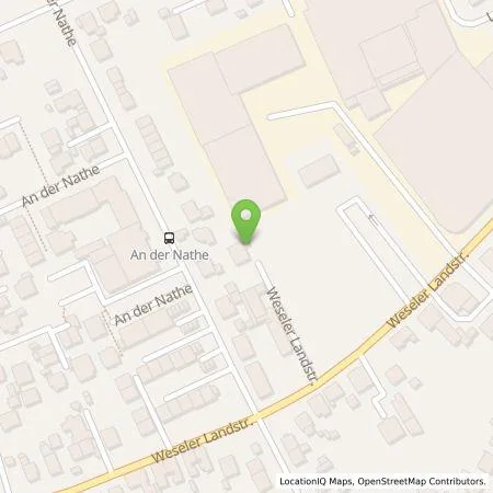 Standortübersicht der Tankstelle OBI Baumarkt Botschen GmbH & Co.KG in 46325 Borken