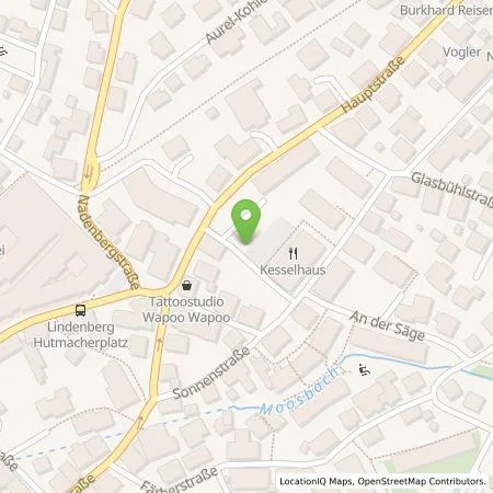 Standortübersicht der Tankstelle illwerke vkw AG in 88161 Lindenberg