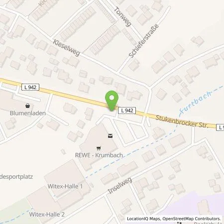 Standortübersicht der Tankstelle Stadtwerkenergie Ostwestfalen-Lippe GmbH in 32832 Aufgustdorf