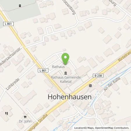 Standortübersicht der Tankstelle Stadtwerkenergie Ostwestfalen-Lippe GmbH in 32689 Hohenhausen