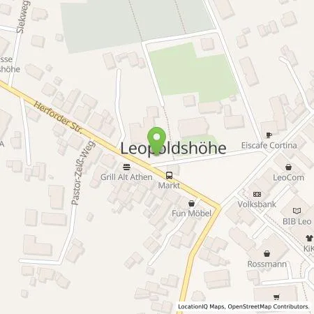 Standortübersicht der Tankstelle Stadtwerkenergie Ostwestfalen-Lippe GmbH in 33818 Leopoldshöhe