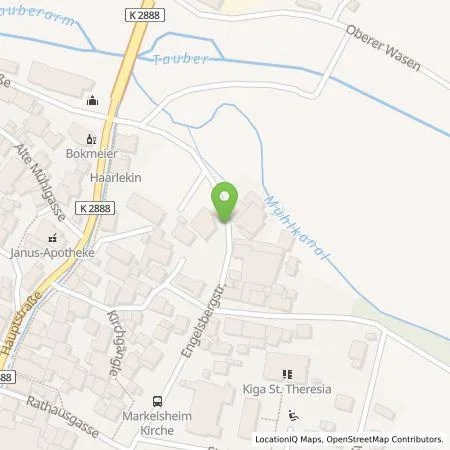 Standortübersicht der Tankstelle TauberEnergie Kuhn, Karl und Andreas Kuhn OHG in 97980 Bad Mergentheim