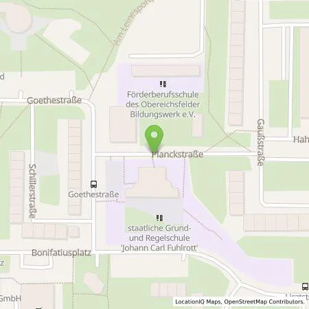 Standortübersicht der Tankstelle Stadtwerke Leinefelde-Worbis GmbH in 37327 Leinefelde (Worbis)