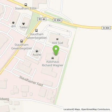 Standortübersicht der Tankstelle Autohaus Richard Wagner GmbH in 83512 Wasserburg