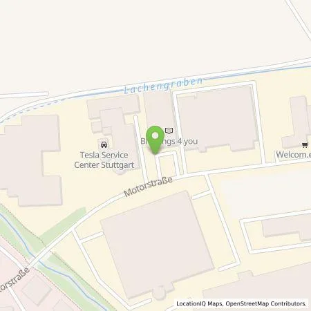 Standortübersicht der Tankstelle Staehle Grundstücksverwaltungs-GmbH in 70499 Stuttgart