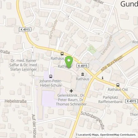 Standortübersicht der Tankstelle Gemeindewerke Gundelfingen GmbH in 79194 Gundelfingen