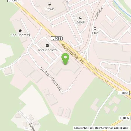 Standortübersicht der Tankstelle Autohaus Grötzinger GmbH in 74613 Öhringen