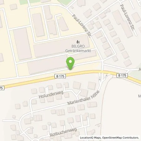 Standortübersicht der Tankstelle Autohaus Kühnert GmbH & Co. KG in 08060 Zwickau