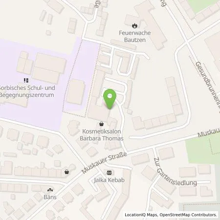 Standortübersicht der Tankstelle Autohaus Ruffert GmbH in 02625 Bautzen