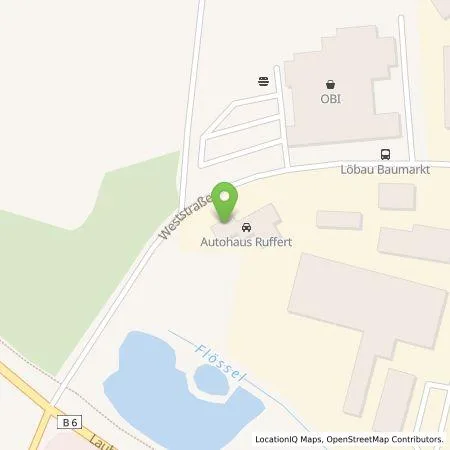 Standortübersicht der Tankstelle Autohaus Ruffert GmbH in 02708 Löbau