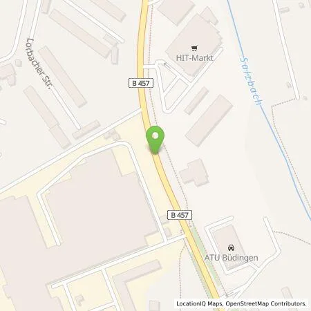 Standortübersicht der Tankstelle Autohaus Bilia GmbH & Co. KG in 63654 Büdingen