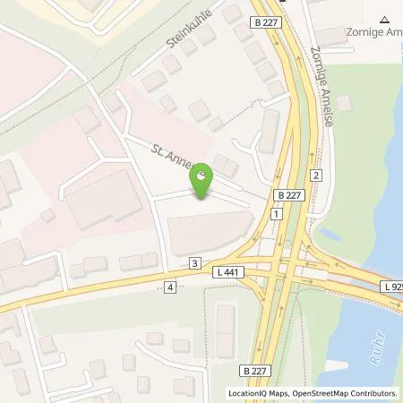 Standortübersicht der Tankstelle Ernst & Lappe GmbH in 45134 Essen