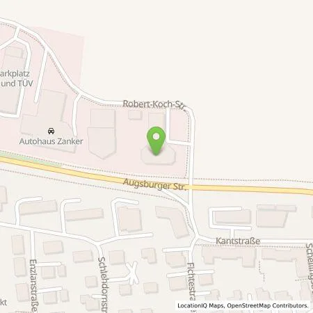 Standortübersicht der Tankstelle Drexl + Ziegler GmbH & Co. KG in 89312 Günzburg