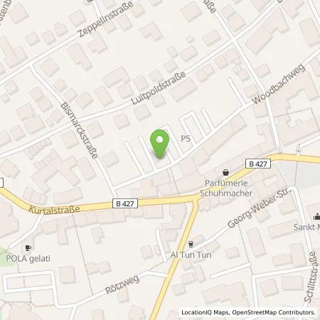 Standortübersicht der Tankstelle Stadtwerke Bad Bergzabern GmbHLadesäulenBZA in 76887 Bad Bergzabern