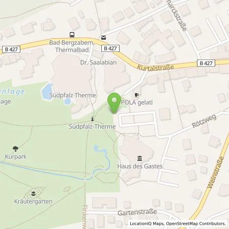 Standortübersicht der Tankstelle Stadtwerke Bad Bergzabern GmbHLadesäulenBZA in 76887 Bad Bergzabern