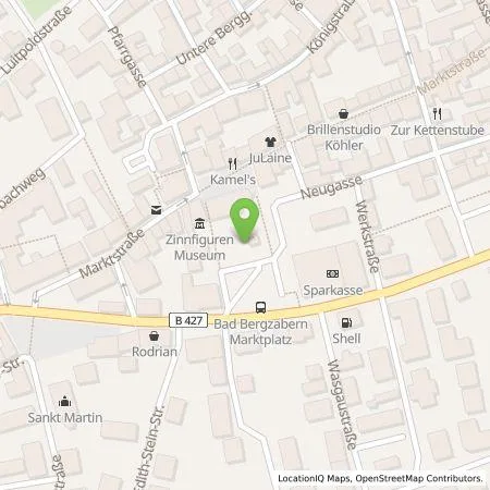 Standortübersicht der Tankstelle Stadtwerke Bad Bergzabern GmbHLadesäulenBZA in 76887 Bad Bergzabern