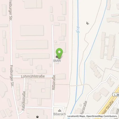 Standortübersicht der Tankstelle Autohaus Munding GmbH in 88400 Biberach