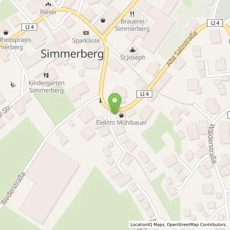 Standortübersicht der Tankstelle Elektro Mühlbauer GmbH in 88171 Weiler-Simmerberg